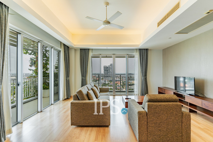 3 Bedroom Serviced Apartment For Rent - Chroy Changvar, Phnom Penh