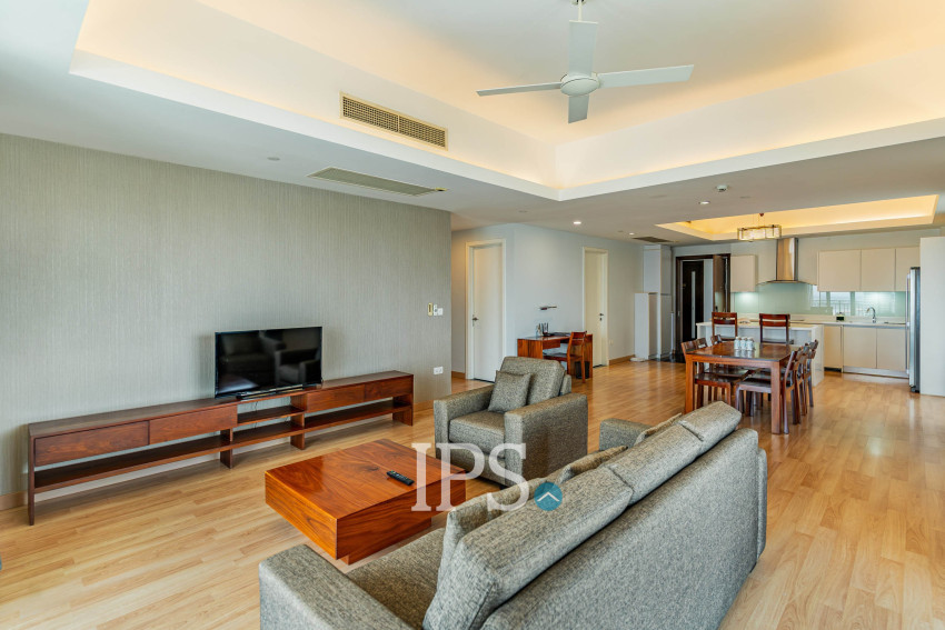 3 Bedroom Serviced Apartment For Rent - Chroy Changvar, Phnom Penh