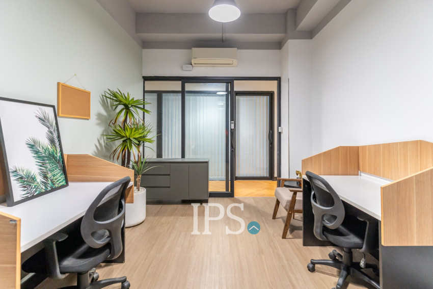 5 Chairs Office Space For Rent - BKK2, Phnom Penh