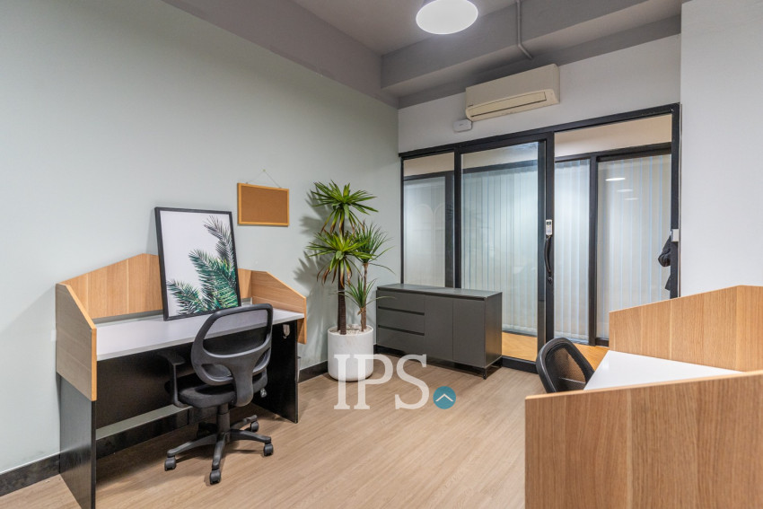 5 Chairs Office Space For Rent - BKK2, Phnom Penh