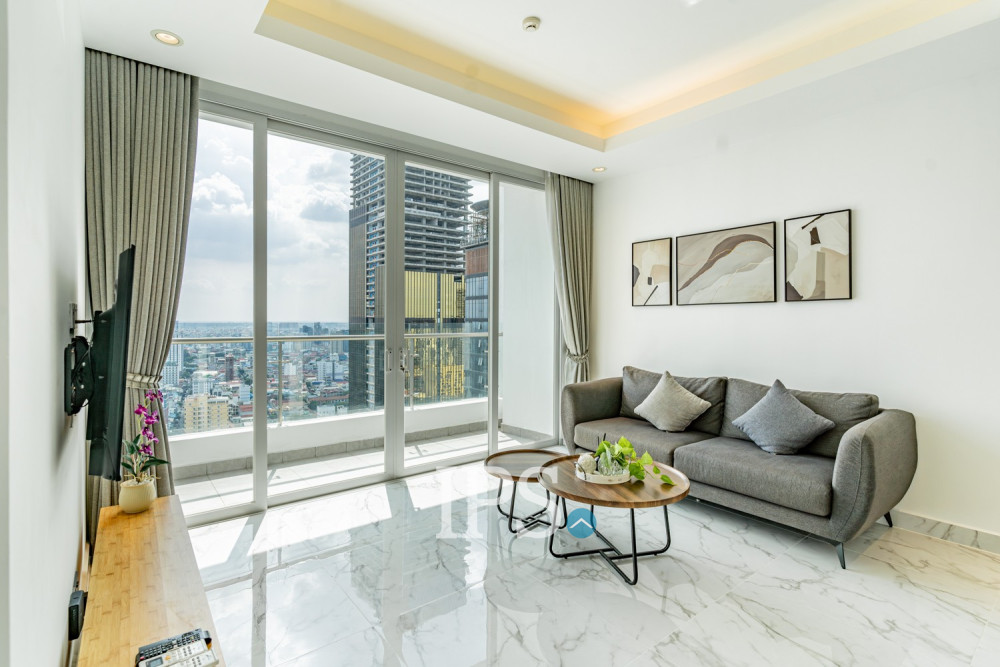 2 Bedroom Condo For Rent - J Tower 2, BKK1, Phnom Penh - Image 2