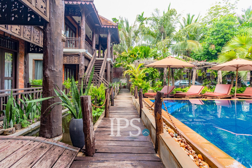 8 Bedroom Boutique For Rent - Svay Dangkum, Siem Reap