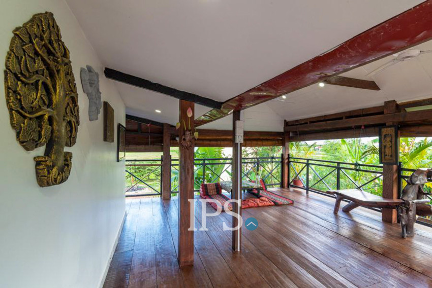 4 Bedroom Wooden House For Rent - Svay Dangkum, Siem Reap