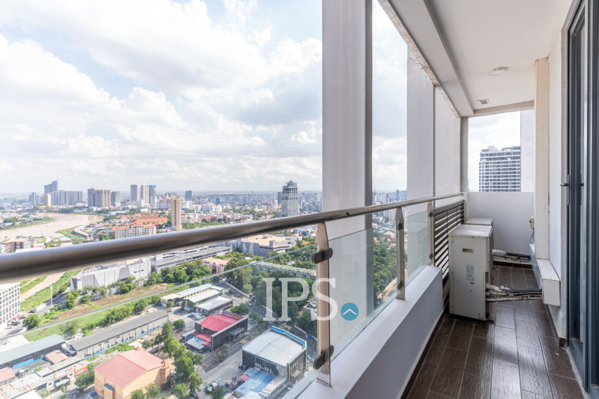 37th Floor 3 Bedroom Condo For Sale - The Bridge, Tonle Bassac, Phnom Penh