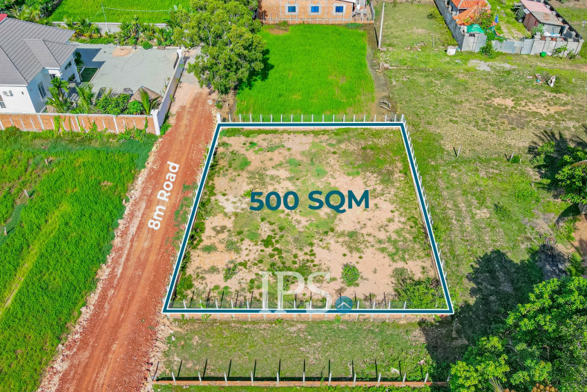 500 Sqm Residential Land For Sale - Sambour, Siem Reap