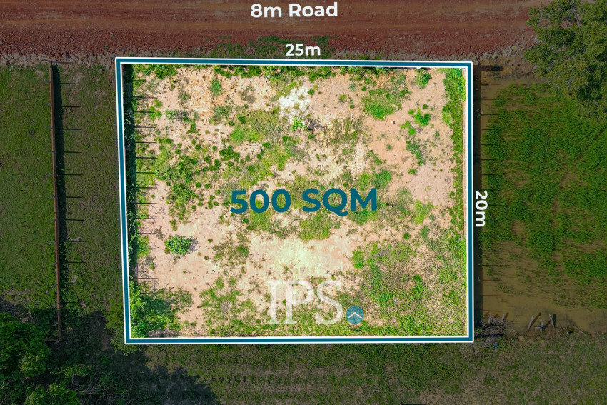 500 Sqm Residential Land For Sale - Sambour, Siem Reap