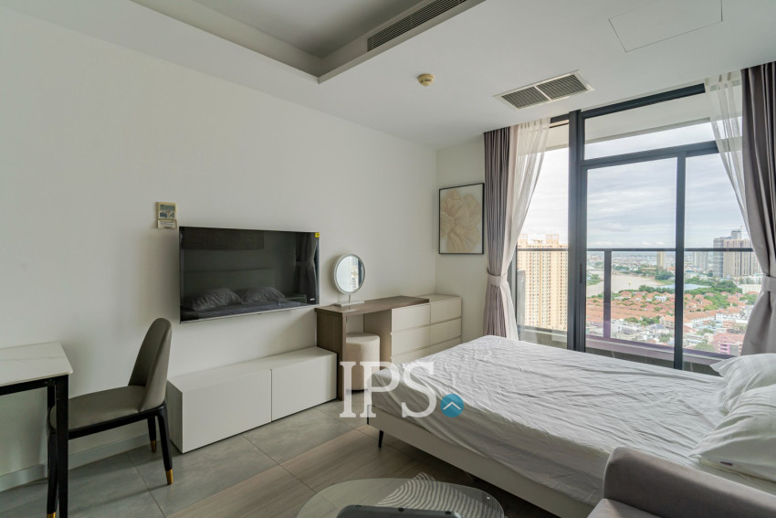 29th Floor Studio For Sale - The Penthouse Residences, Tonle Bassac, Phnom Penh