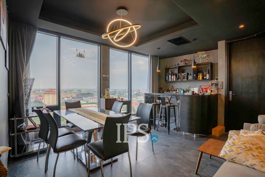 2 Bedroom Condo For Rent - The Penthouse , Tonle Bassac, Phnom Penh