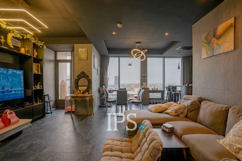 21st Floor 2 Bedroom Condo For Sale - The Penthouse, Tonle Bassac, Phnom Penh