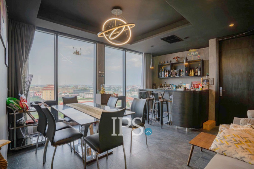 21st Floor 2 Bedroom Condo For Sale - The Penthouse, Tonle Bassac, Phnom Penh