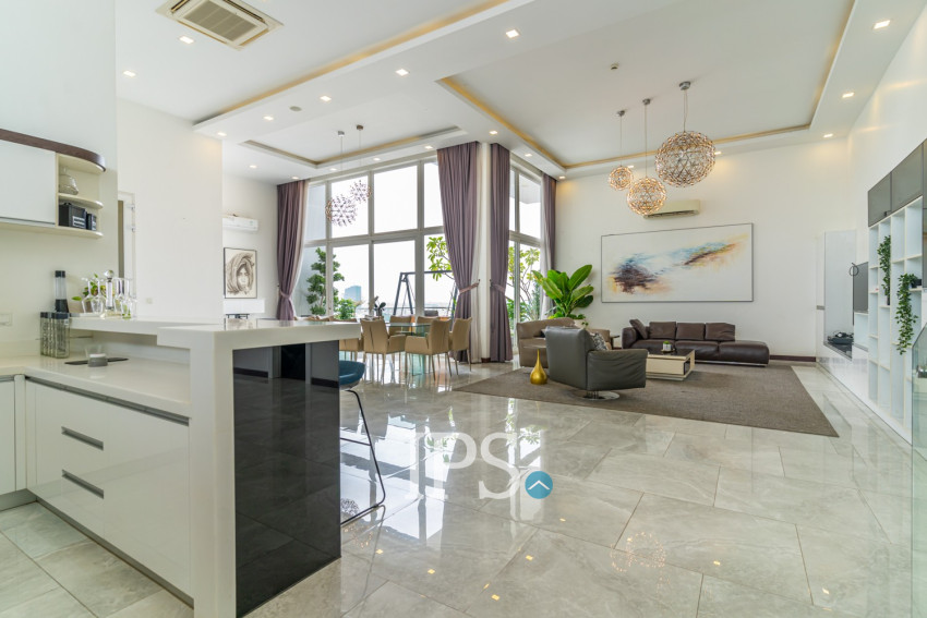 4 Bedroom Penthouse Condo For Rent  - Beoung Tumpun 1, Phnom Penh