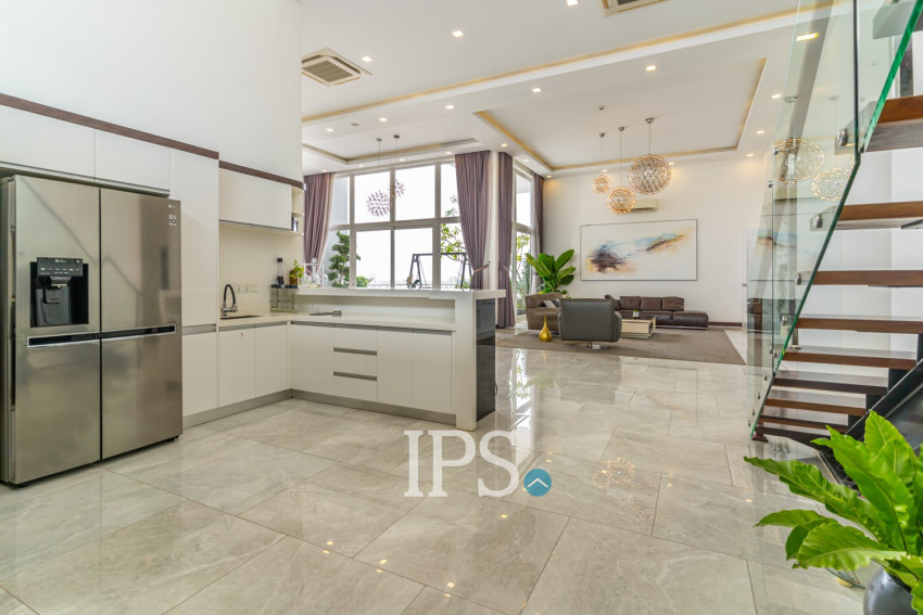 4 Bedroom Penthouse Condo For Rent  - Beoung Tumpun 1, Phnom Penh