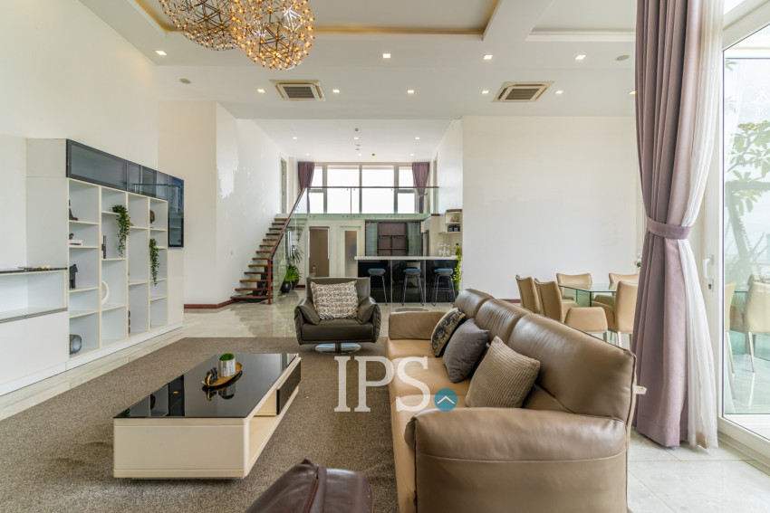 4 Bedroom Penthouse Condo For Rent  - Beoung Tumpun 1, Phnom Penh