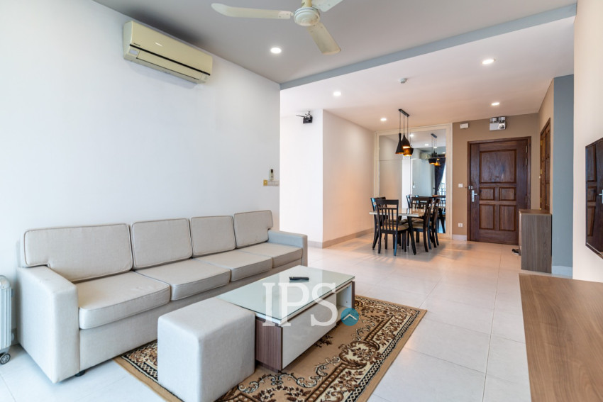 3 Bedroom Serviced Apartment For Rent - Tonle Bassac, Phnom Penh