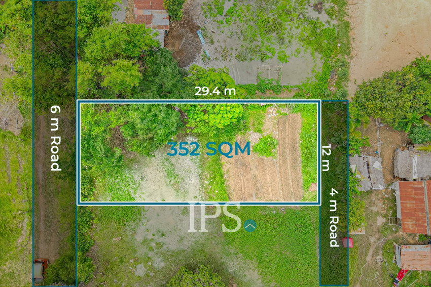 352 Sqm Residential Land For Sale - Kandaek, Prasat Bakong, Siem Reap