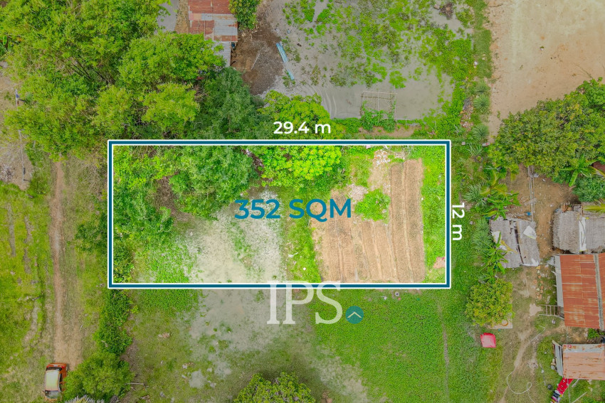 352 Sqm Residential Land For Sale - Kandaek, Prasat Bakong, Siem Reap