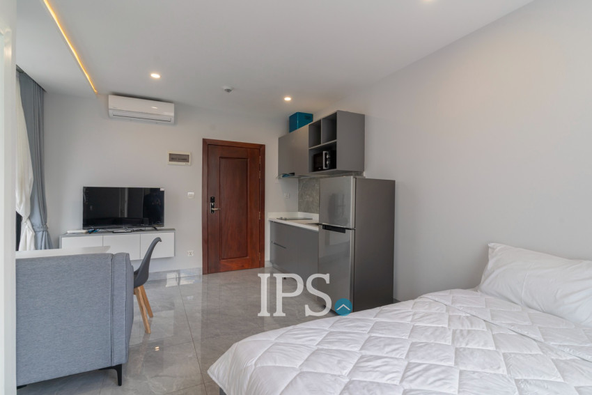 28 Sqm Studio Serviced Apartment For Rent - Toul Tum Poung 1, Phnom Penh