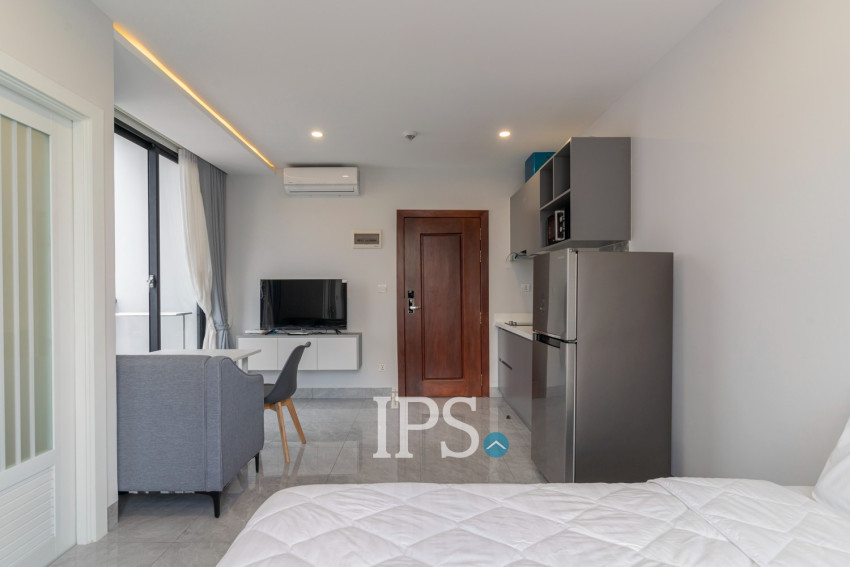 28 Sqm Studio Serviced Apartment For Rent - Toul Tum Poung 1, Phnom Penh