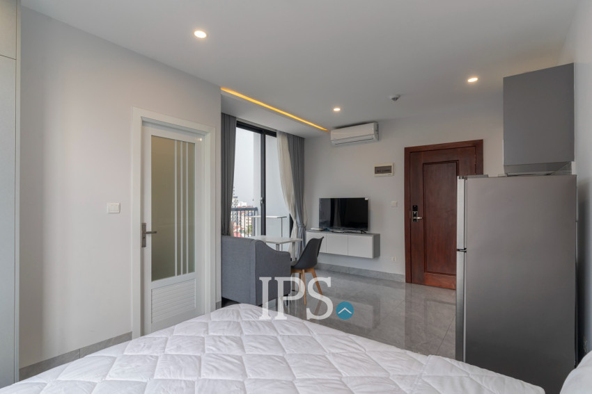 28 Sqm Studio Serviced Apartment For Rent - Toul Tum Poung 1, Phnom Penh