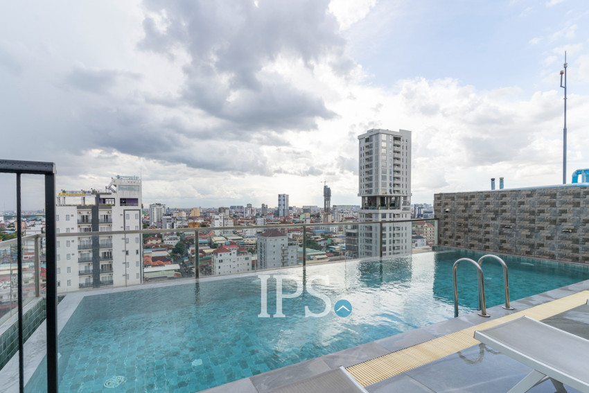 28 Sqm Studio Serviced Apartment For Rent - Toul Tum Poung 1, Phnom Penh