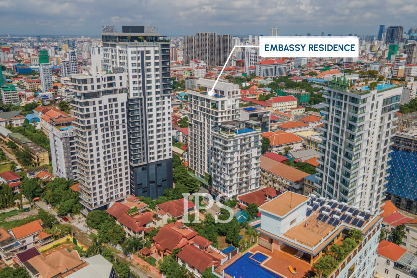 1 Bedroom Condo For Sale - Embassy Residences, Tonle Bassac, Phnom Penh