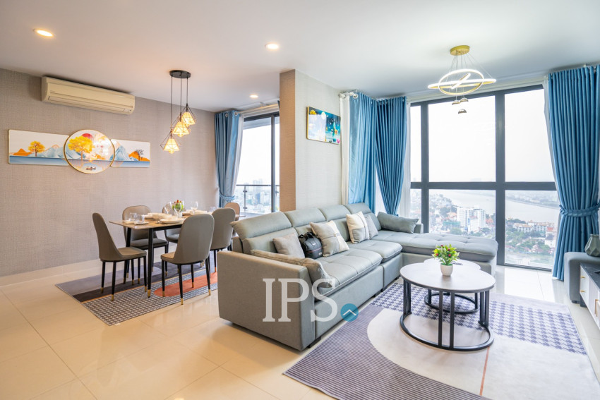 4 Bedroom Duplex Penthouse For Rent - The Bridge, Tonle Bassac, Phnom Penh