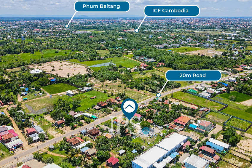 286 Sqm Commercial Land For Sale - Sambour, Siem Reap