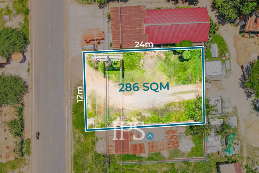 286 Sqm Commercial Land For Sale - Sambour, Siem Reap