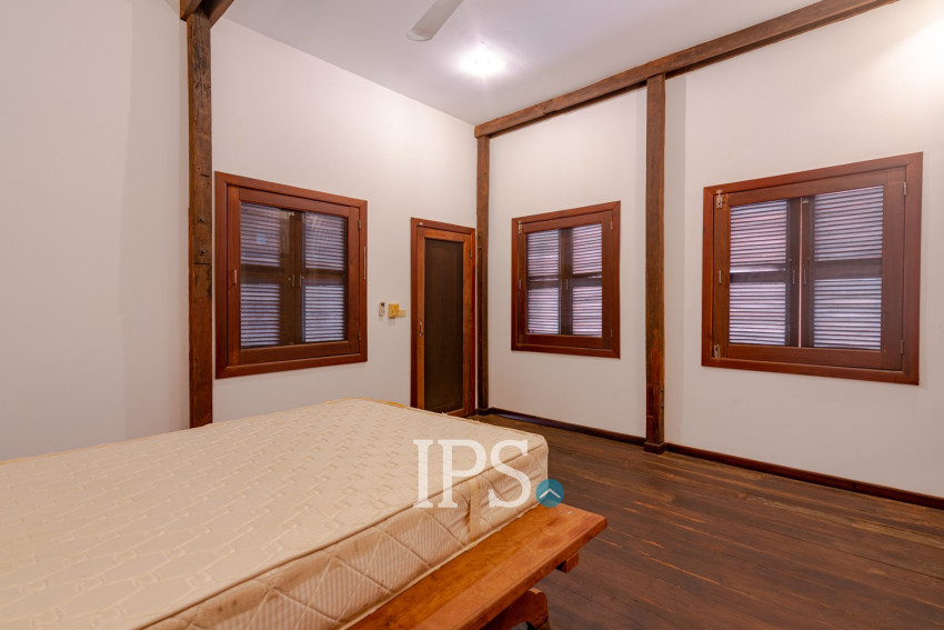 2 Bedroom  Compound Wooden  House For Rent - Sala Kamreuk, Siem Reap