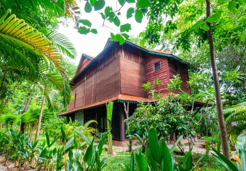 3 Bedroom  Compound Wooden House For Rent - Sala Kamreuk, Siem Reap thumbnail