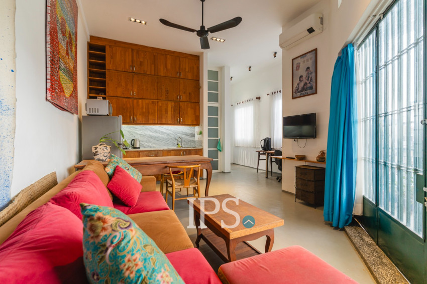 Renovated 1 Bedroom Apartment For Rent - BKK2, Phnom Penh