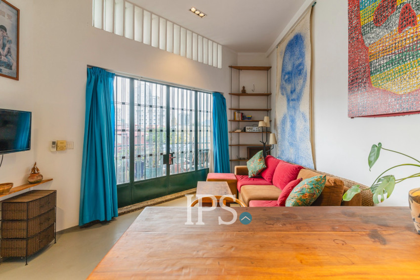 Renovated 1 Bedroom Apartment For Rent - BKK2, Phnom Penh