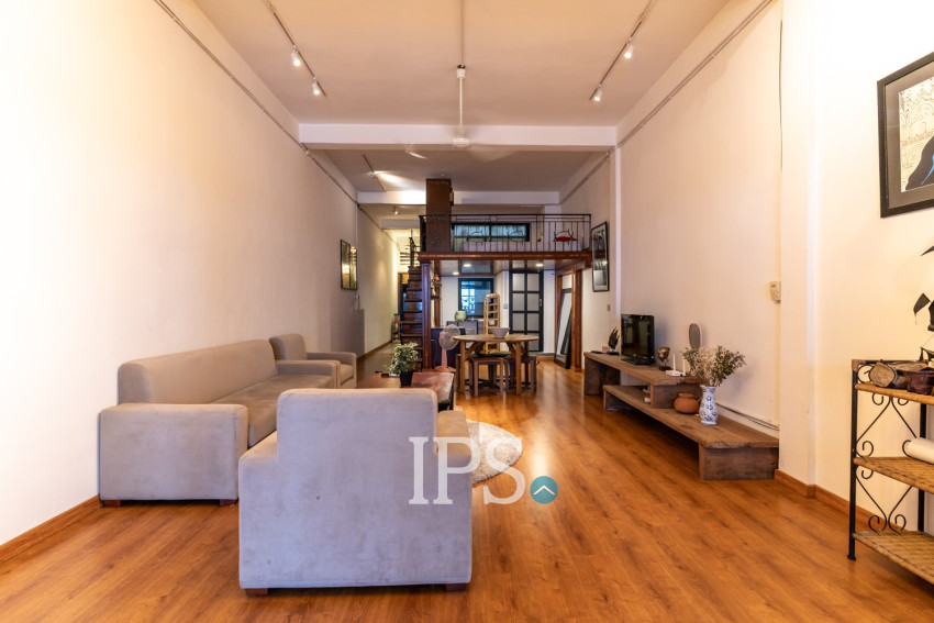 Renovated 1 Bedroom  Loft Apartment For Rent - Phsar Thmei 2, Phnom Penh