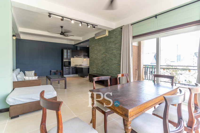 2 Bedroom Serviced Apartment For Rent - Tonle Bassac, Phnom Penh