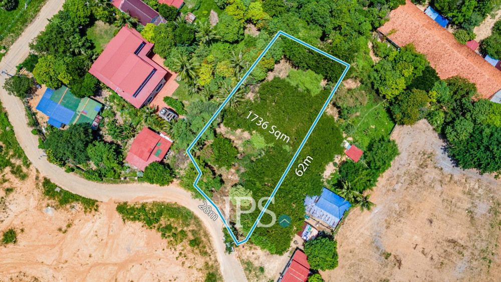 1,736 Sqm Land For Sale - Kep Province, Cambodia. 1,736 Sqm Land For Sale - Kep Province, Cambodia.