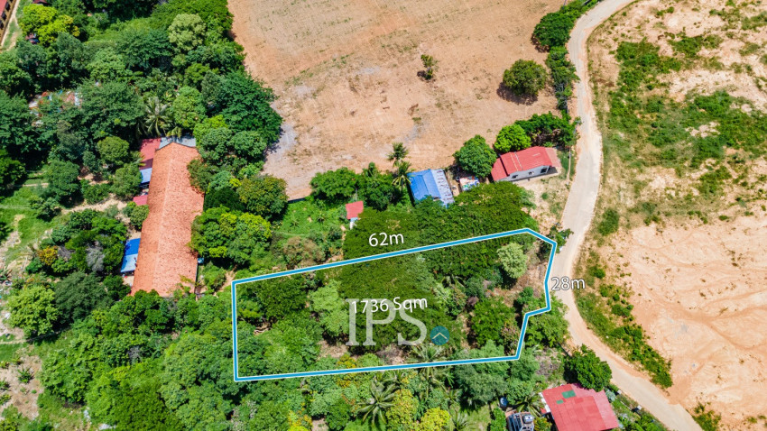 1,736 Sqm Land For Sale - Kep Province, Cambodia.