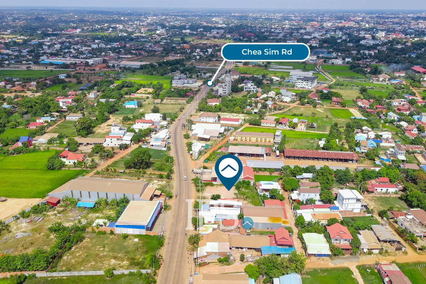 1505 Sqm Commercial Land For Rent - Chreav, Siem Reap