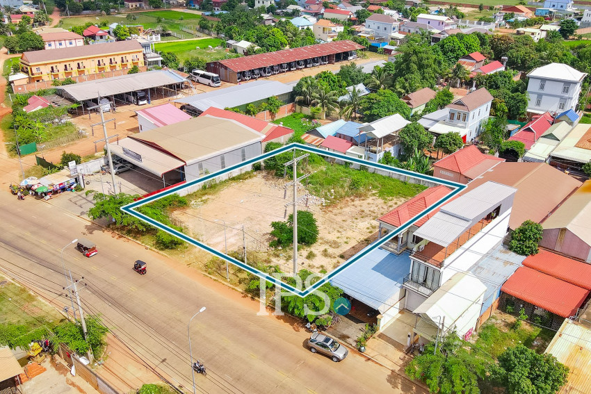 1505 Sqm Commercial Land For Rent - Chreav, Siem Reap