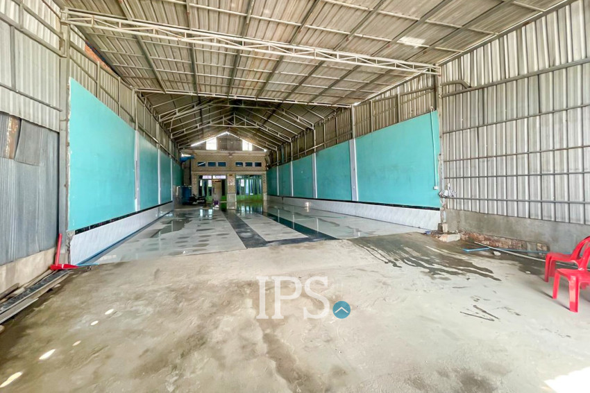 351 Sqm Land with Warehouse For  Sale - Samraong Kraom, Phnom Penh