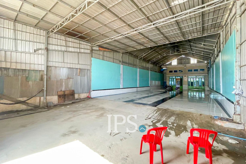 351 Sqm Land with Warehouse For  Sale - Samraong Kraom, Phnom Penh