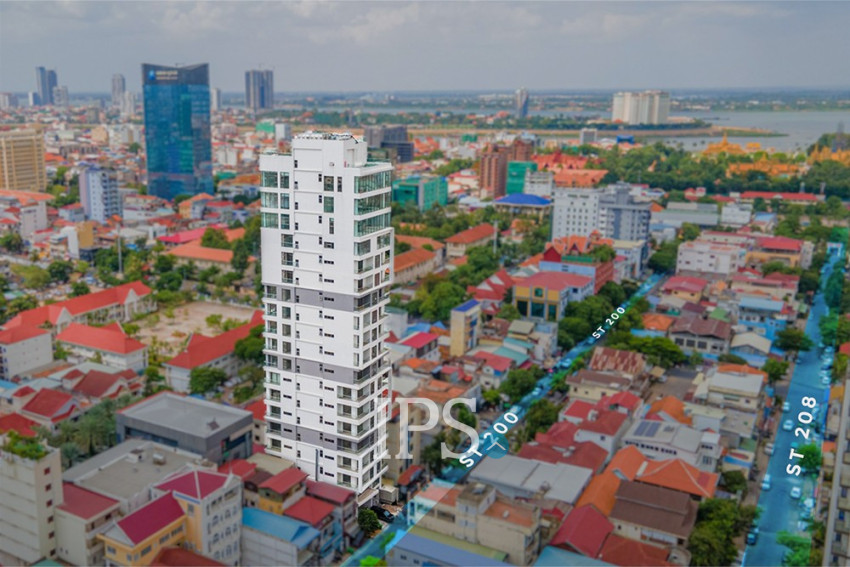 Serviced Apartment For Rent - Grace Residence, Psa Tmey Ti III, Phnom Penh