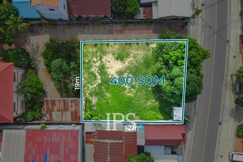 400 Sqm Commercial Land For Rent - Sala Kamreuk, Siem Reap