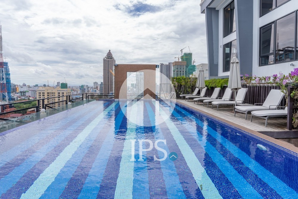 1 Bedroom Serviced Apartment For Rent - BKK 1, Phnom Penh - Image 12