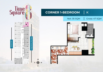 Time Square 8 Condominium - Near Russian Market, Phnom Penh thumbnail