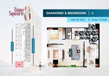 Time Square 8 Condominium - Near Russian Market, Phnom Penh thumbnail