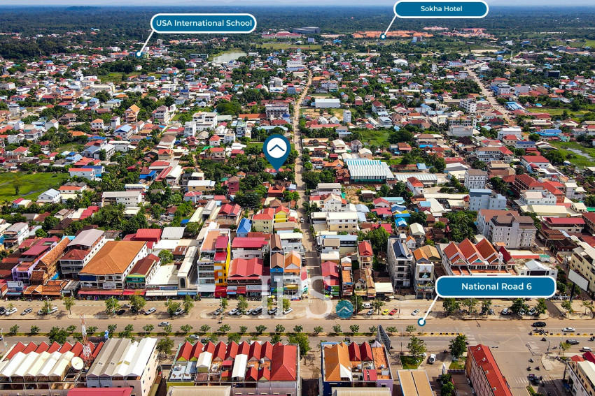 844 Sqm Commercial Land For Sale - Slor Kram, Siem Reap