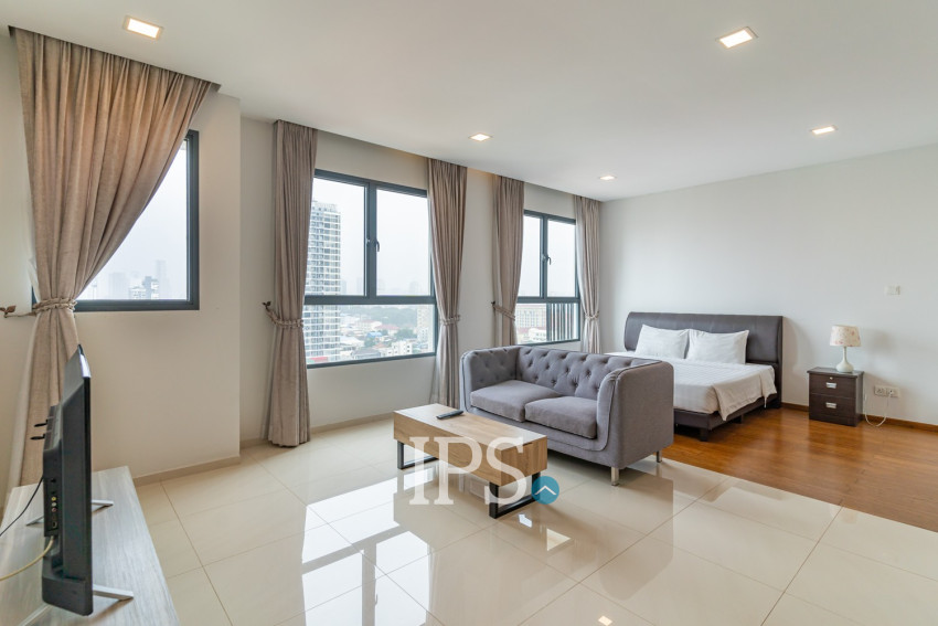 47 Sqm Studio Condo For Rent - Apennines, Boeung Kak 2, Phnom Penh