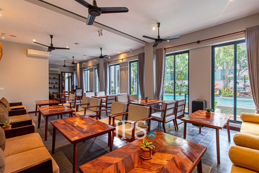 16 Bedroom Hotel  Restaurant Business For Rent - Svay Dangkum, Siem Reap