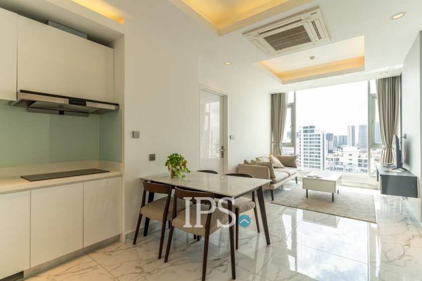 19th Floor 2 Bedroom Condo For Sale - J Tower 2, BKK1, Phnom Penh