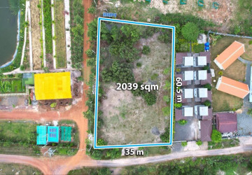 2039 Sqm Land For Sale - Andong Khmer, Kampot thumbnail